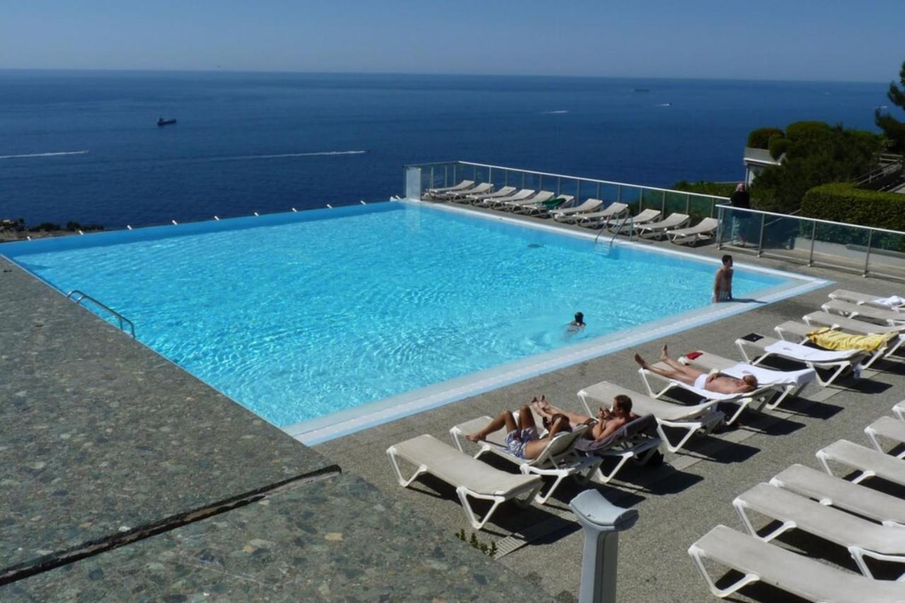 Air-Conditioned Apartment With Sea View Furnished Terrace & Parking Cap-d'Ail Exterior foto